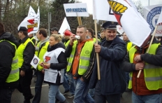 ZT NSZZP KPP w Kwidzynie obecny na manifestacji w Gdańsku (2013)